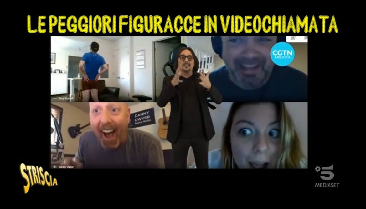 Le peggiori figuracce in videochiamata