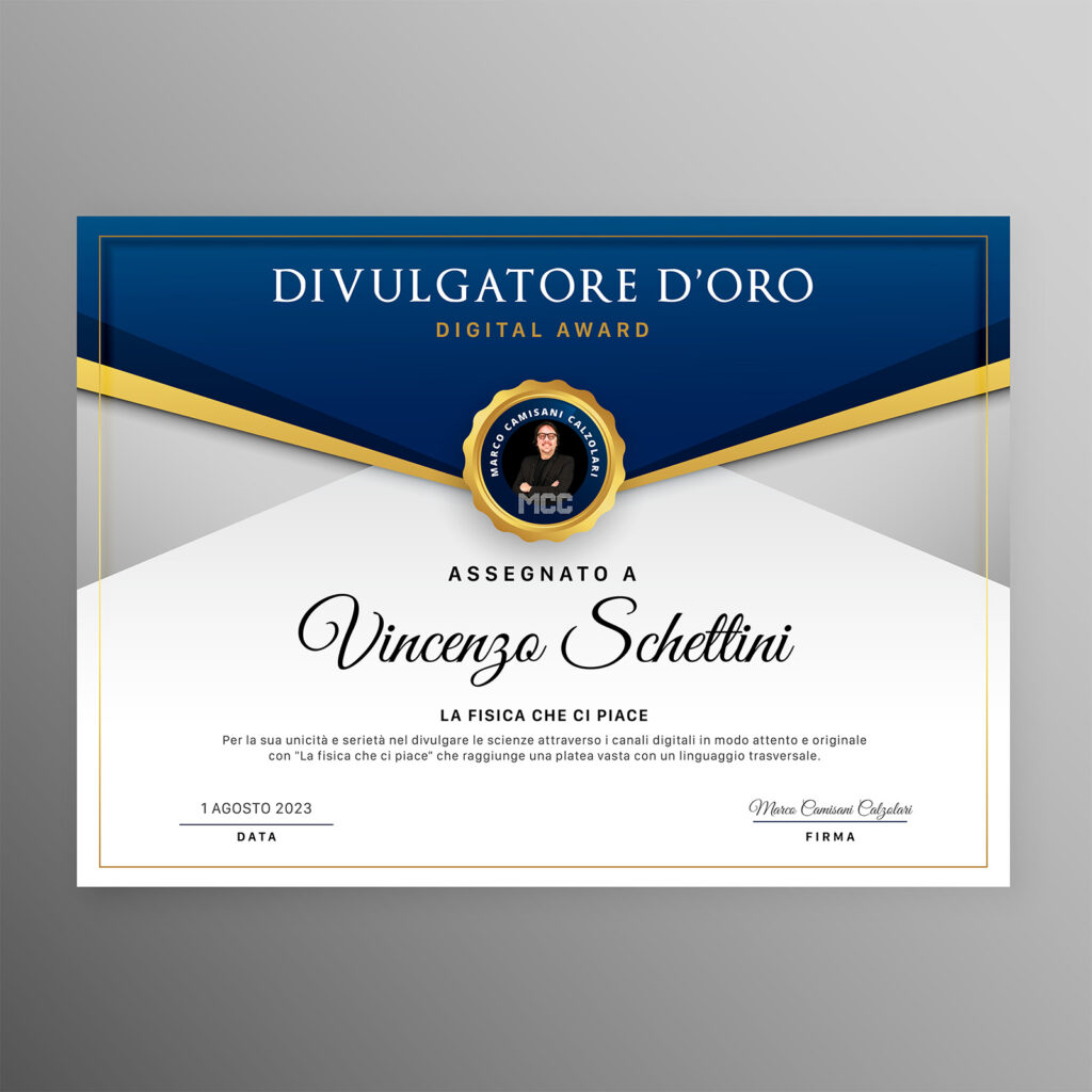 Divulgatore Oro MCC Vincenzo Schettini 5